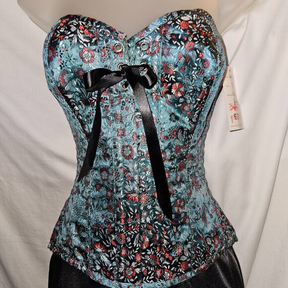 NEW Dead Stock Green Leather Coat/Jacket S/M FIT AND FLAIR - Picture 12 of 16